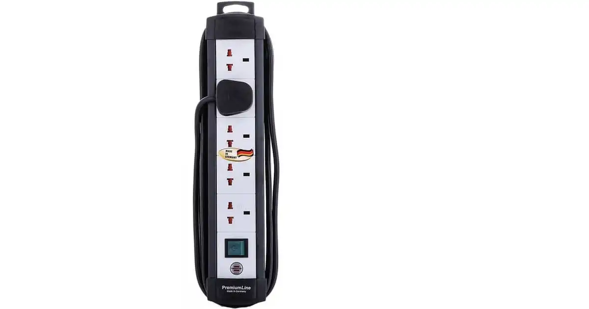 Brennensthul 5Way Premium Line Extension 3m Black/Grey