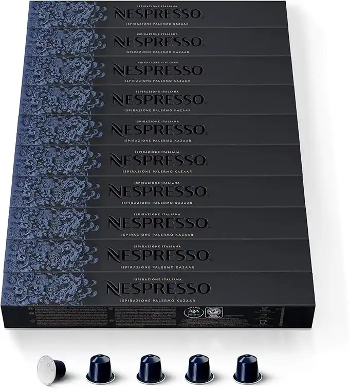 Nespresso Ispirazione Palermo Kazaar Pack of 10 (100 capsules)