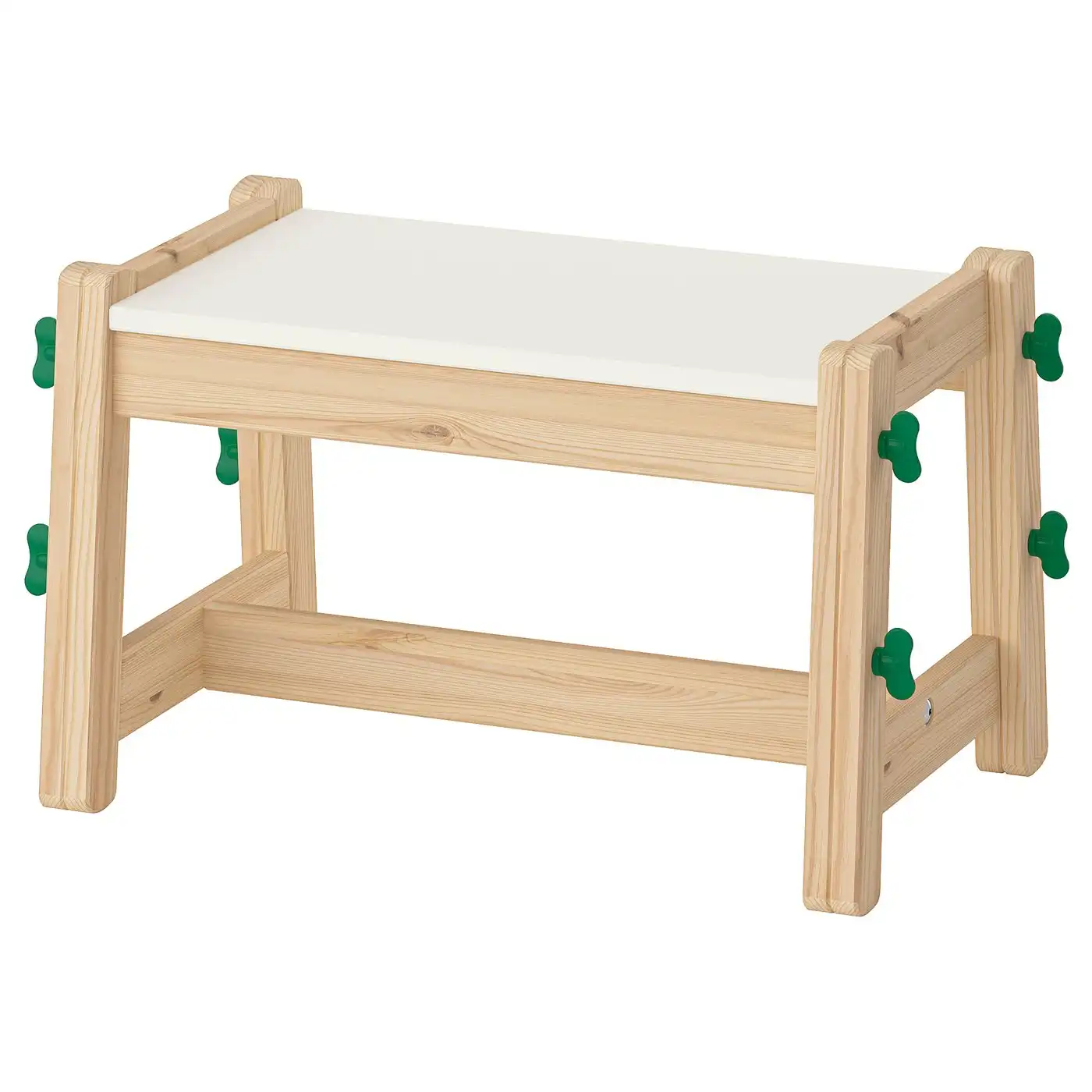 FLISAT Children's bench - height adjustable/green
