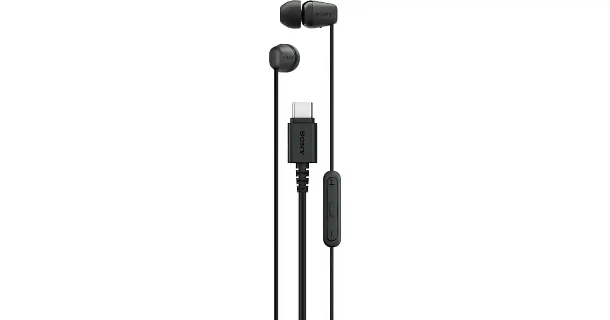 Sony USB-C Wired In-Ear Headphones Black