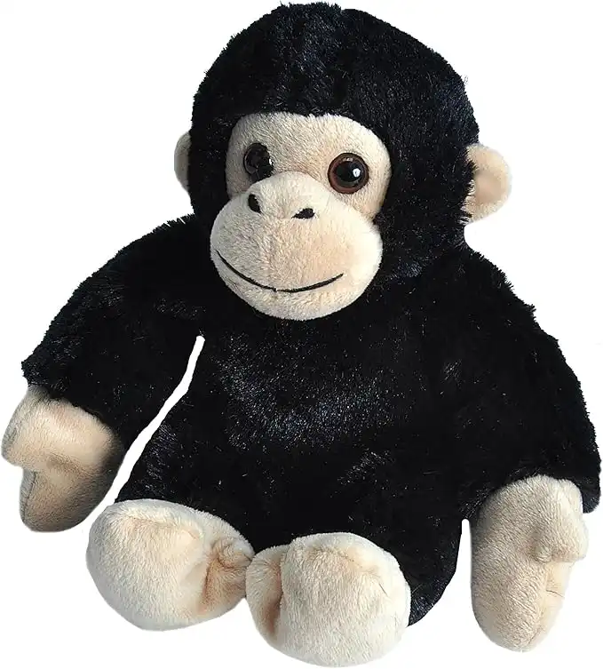 Wild Republic 16248, Chimp Baby Hug'ems Plush, Cuddly Soft Toy, Kids Gifts, 18 cm