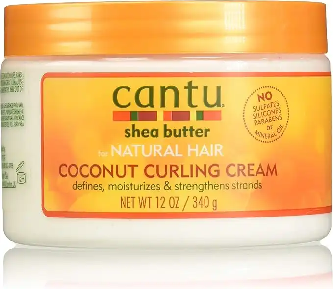 Cantu Shea Butter Coconut Curling Cream, 12 Ounce (Pack of 7)