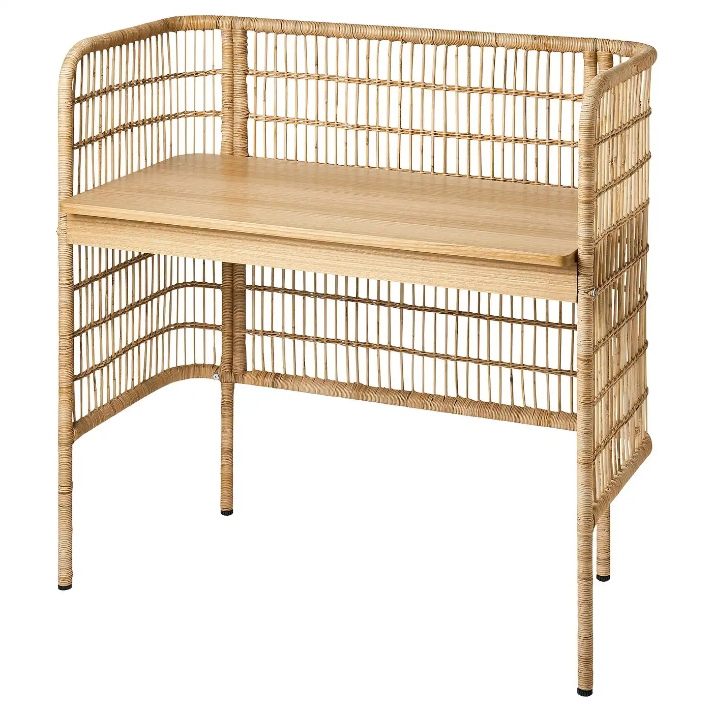FRYKSÅS Desk - rattan 110x54 cm