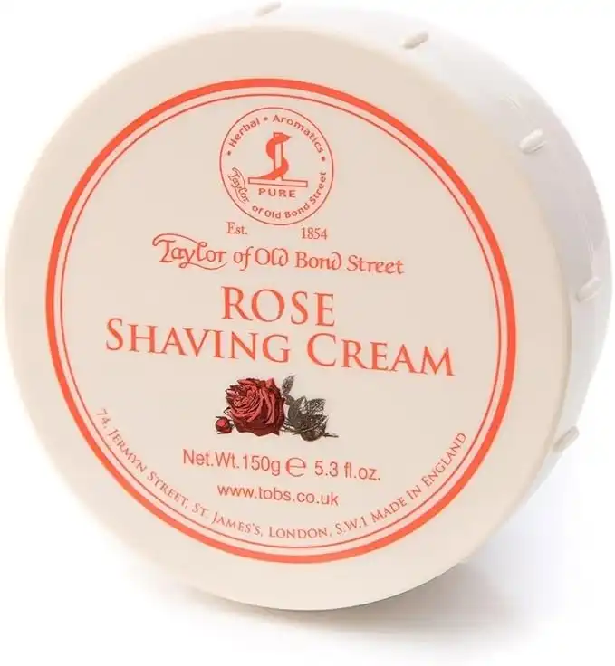 Taylor of Old Bond Street 150g Rose Shaving Cream Bowl