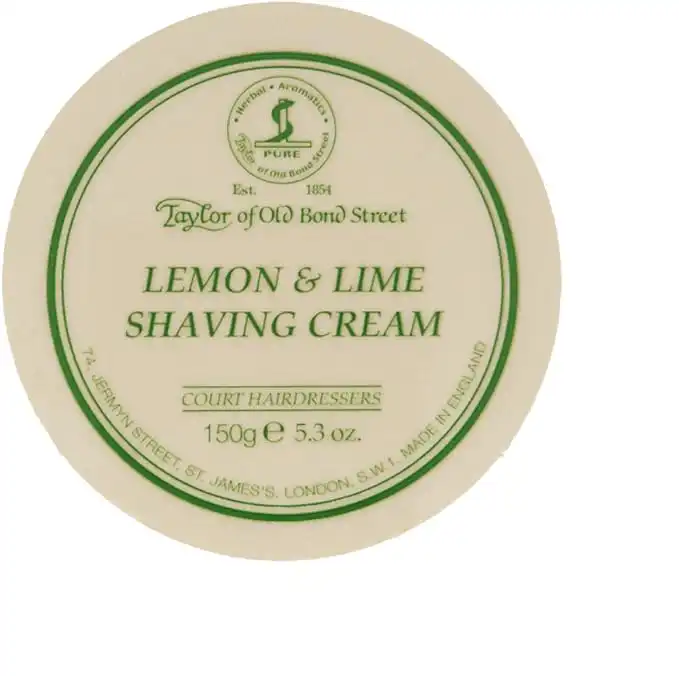 Taylor of Old Bond Street 150g Lemon and Lime Shaving Cream Bowl