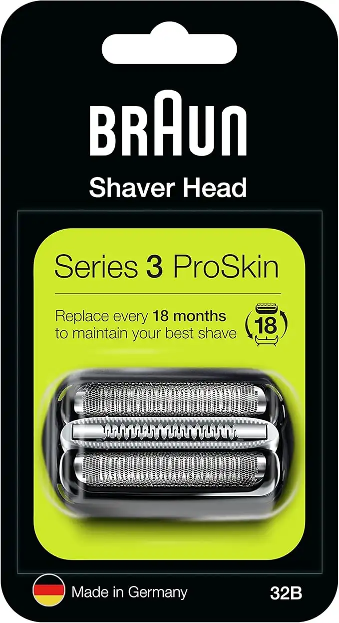 Braun Series 3 32B Electric Shaver Head Replacement Cassette
