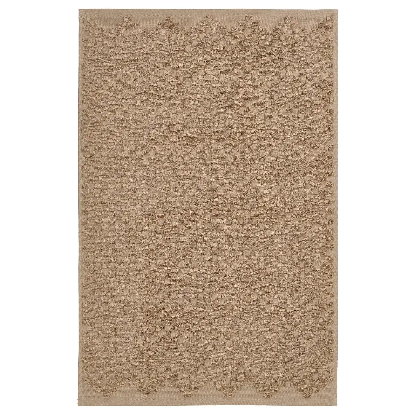 FJÄLLKATTFOT Bath mat - beige 50x80 cm