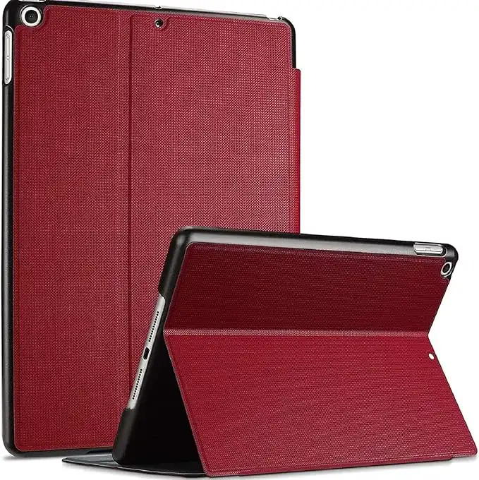 ProCase iPad 10.2 Case 2021 9th Gen/ 2020 8th Gen/ 2019 7th Gen Case, Slim Stand Protective Case Folio Cover for 10.2" iPad 9/8/ 7 -Red