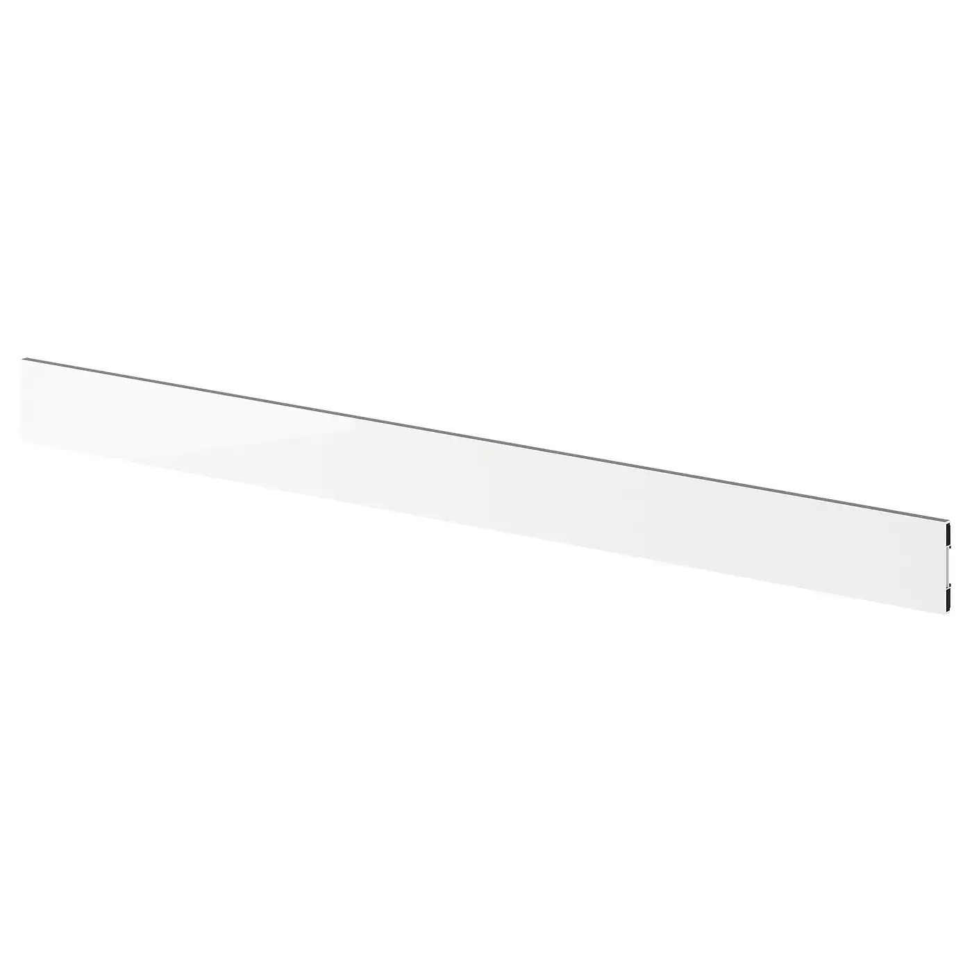 FÖRBÄTTRA Plinth - high-gloss white 220x8 cm
