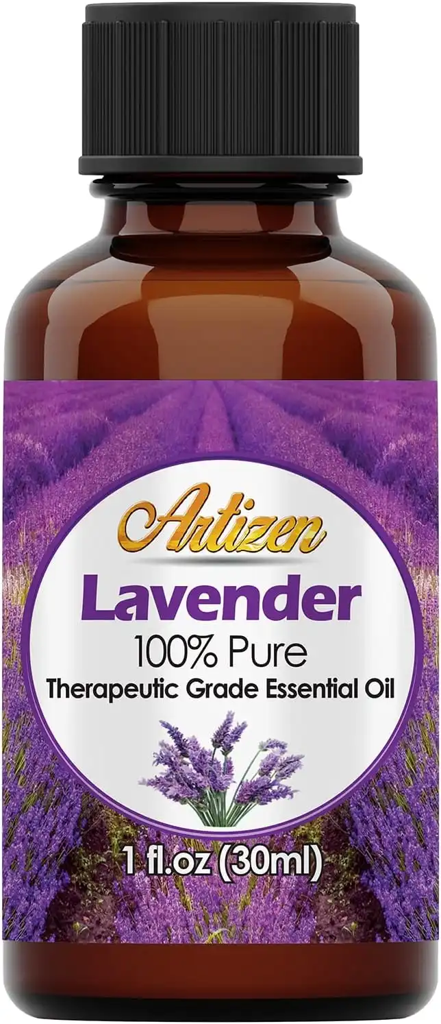 Artizen Lavender Essential Oil (100% PURE & NATURAL - UNDILUTED) Therapeutic Grade - Huge 1oz.