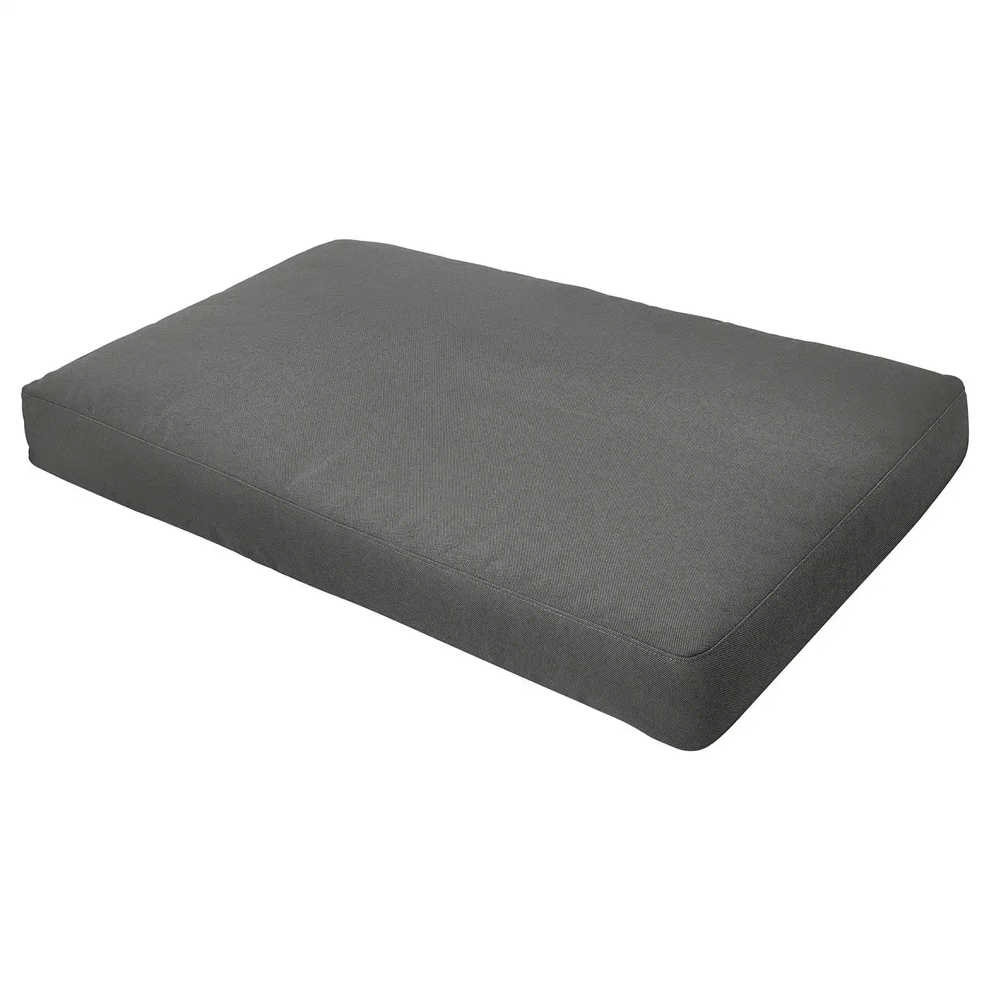 FRÖSÖN Cover for seat cushion - dark grey outdoor 124x62 cm
