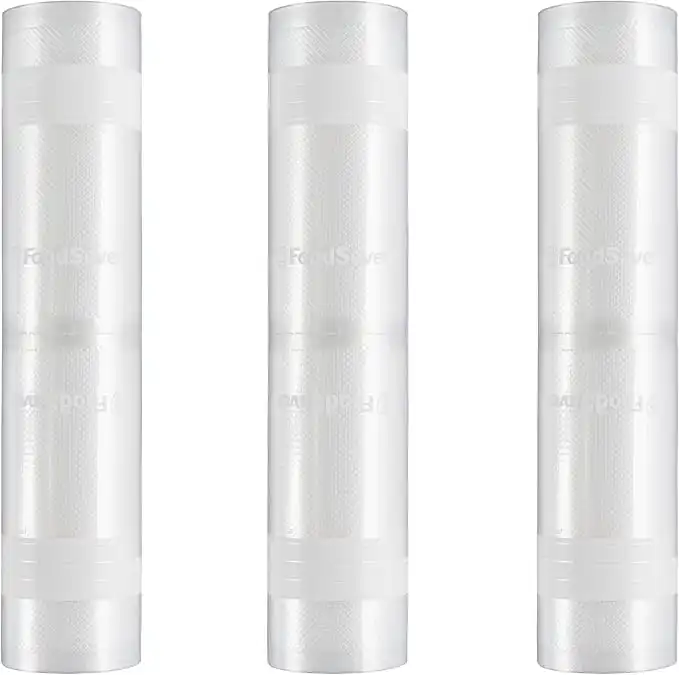 FoodSaver 11" x 16' Vacuum Seal Roll | Make Custom-Sized BPA-Free Vacuum Sealer Bags | 3-Pack