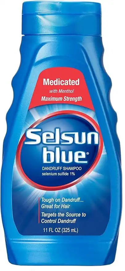 Selsun Blue Medicated Dandruff Shampoo 11-Ounce Bottles (Pack of 3)
