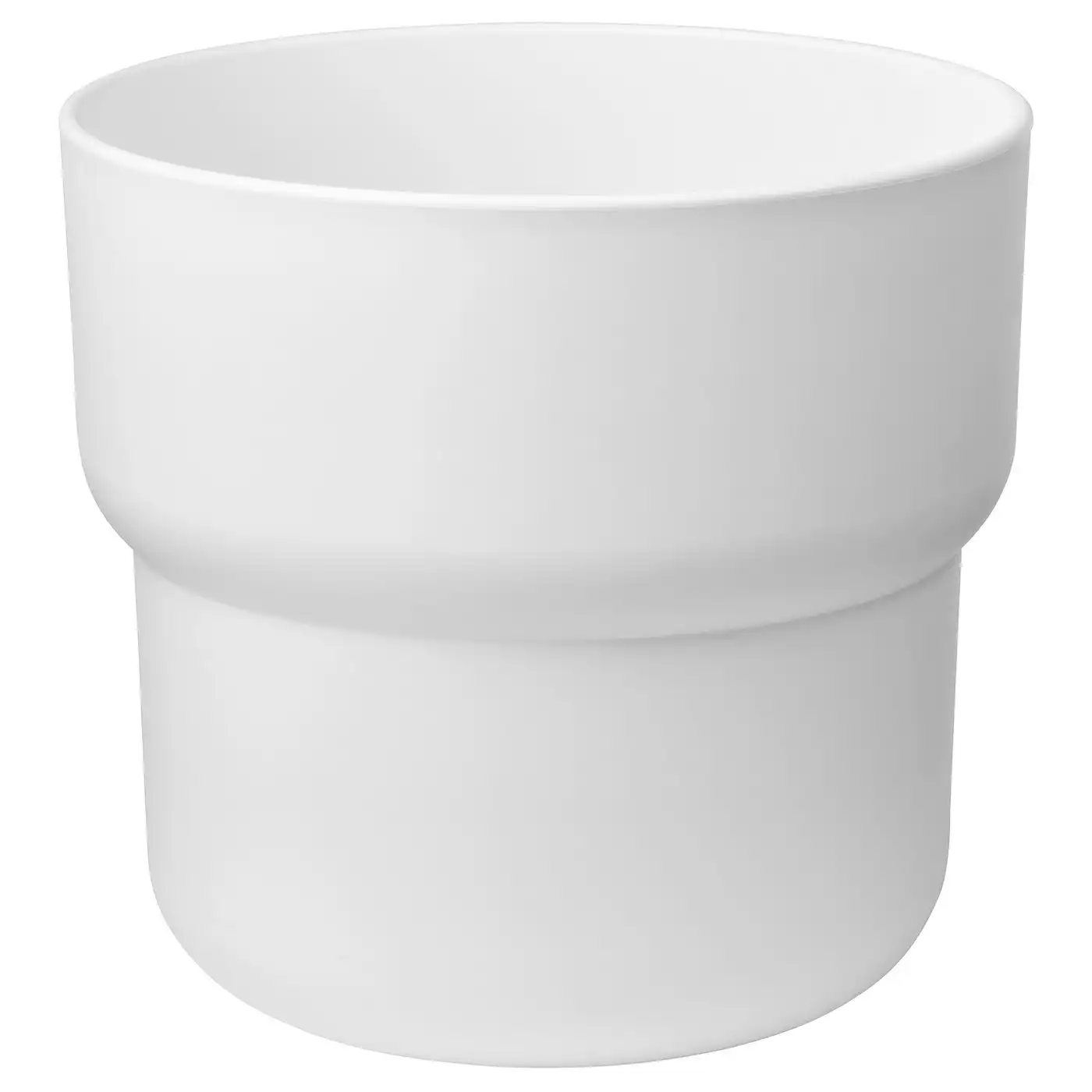 FÖRENLIG Plant pot - in/outdoor white 24 cm
