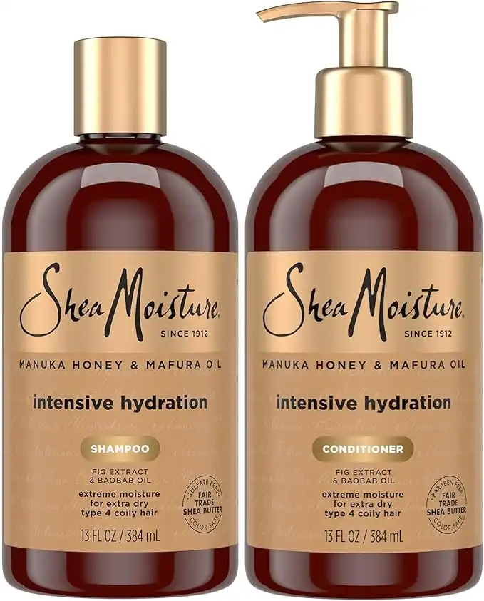 SheaMoisture Manuka Honey & Mafura Oil Intensive Hydration Shampoo & Conditioner