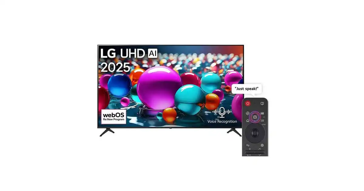 LG 65″ LG UHD AI UA85 4K Smart TV AI Magic Remote Ready HDR10 webOS25 (2025 Model)