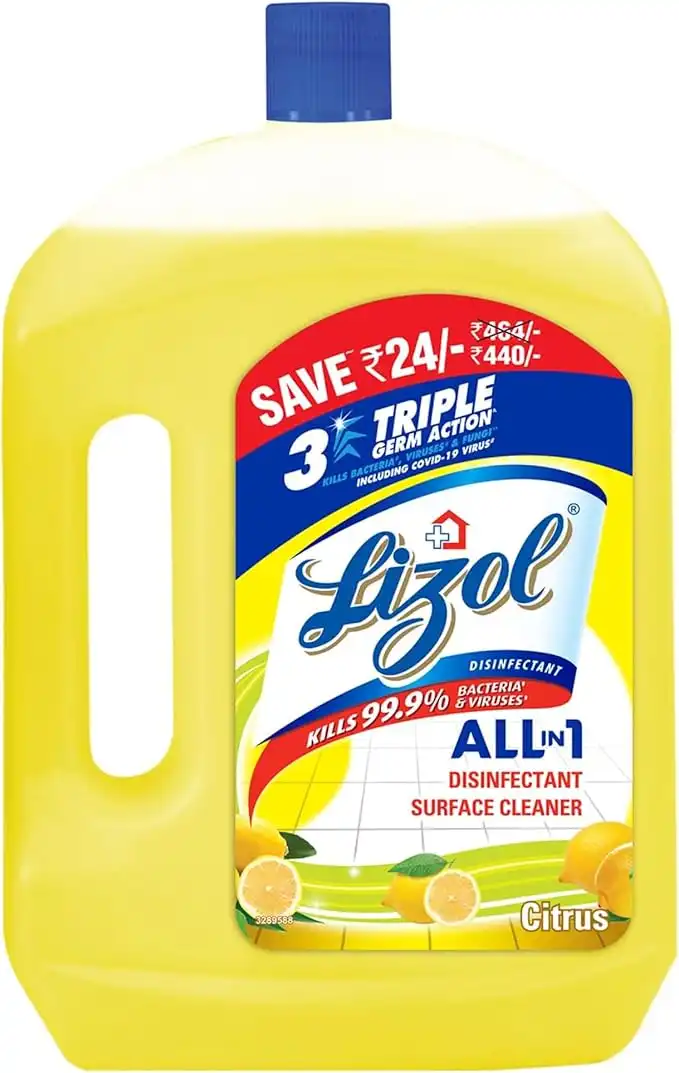 Lizol Disinfectant Floor Cleaner Citrus,2L