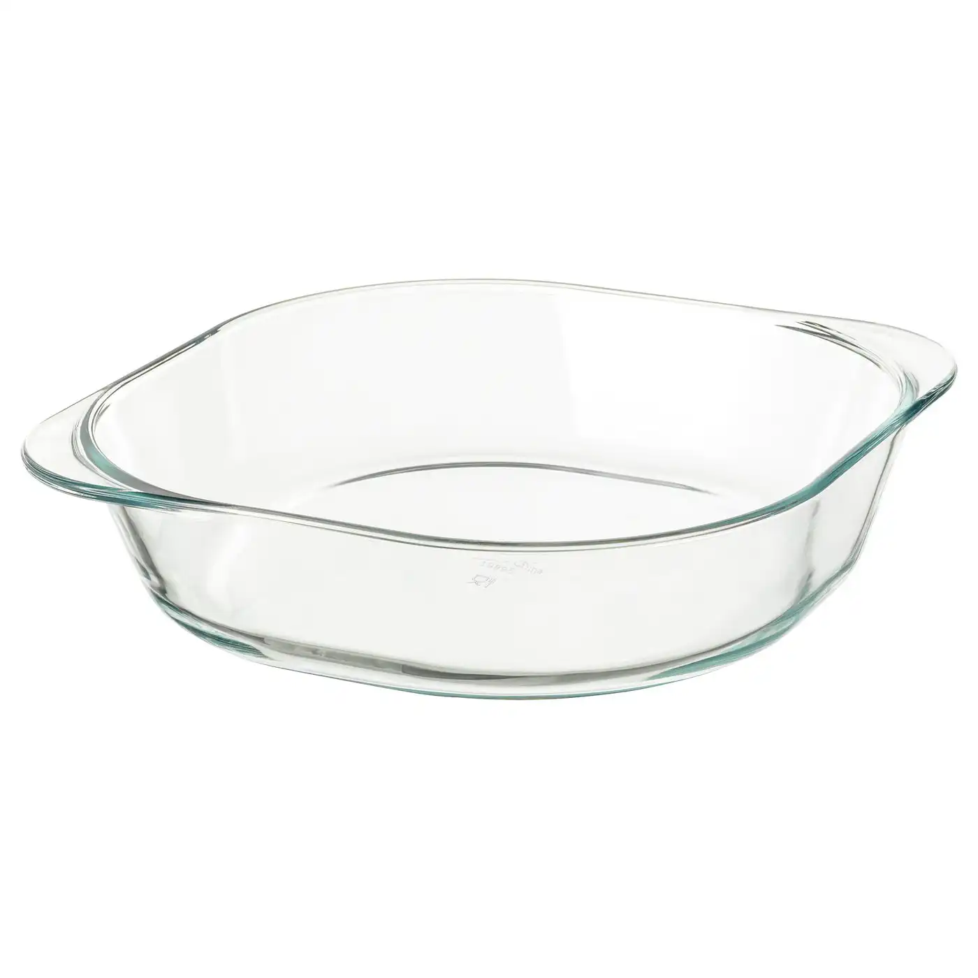 FÖLJSAM Oven dish - clear glass 24.5x24.5 cm