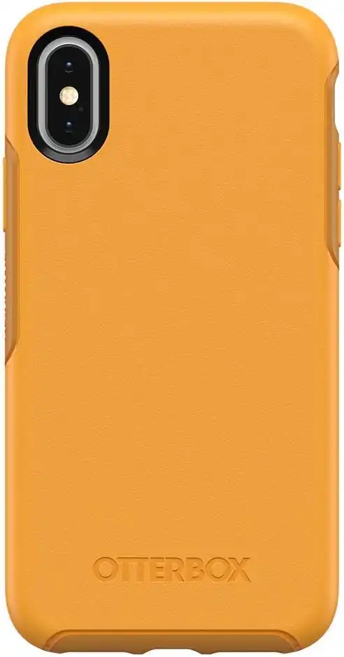 OTTERBOX SYMMETRY SERIES Case for iPhone Xs & X - Retail Packaging ASPEN GLEAM (CITRUS/SUNFLOWER)
