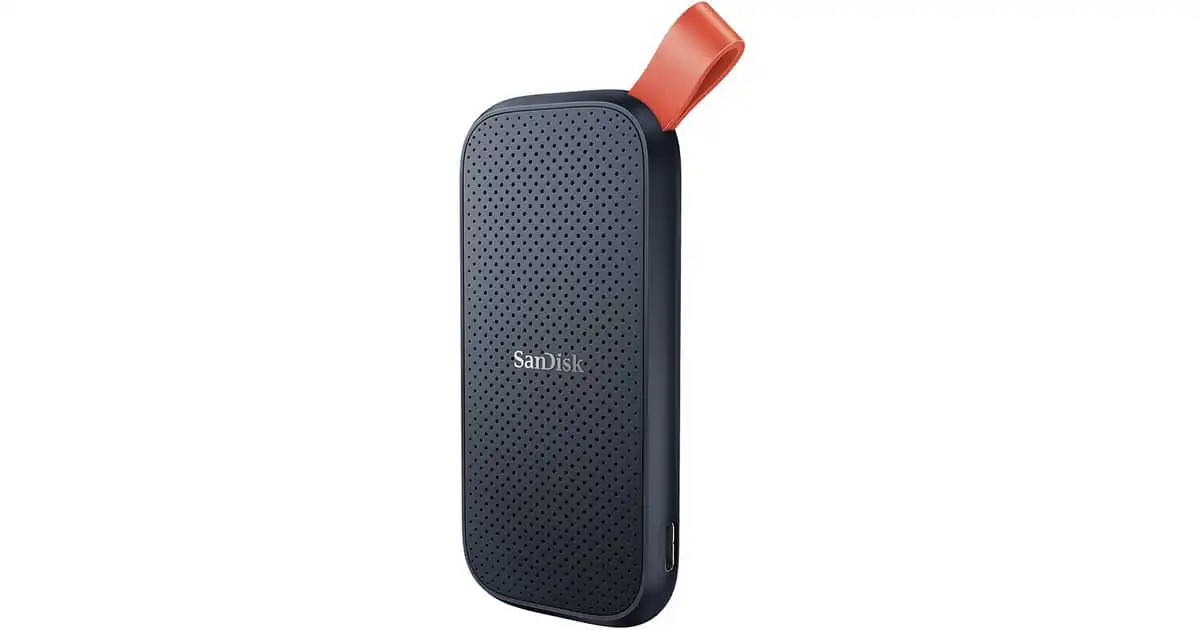 Sandisk Portable SSD USB 3.2 2TB Black SDSSDE30-2T00-G25