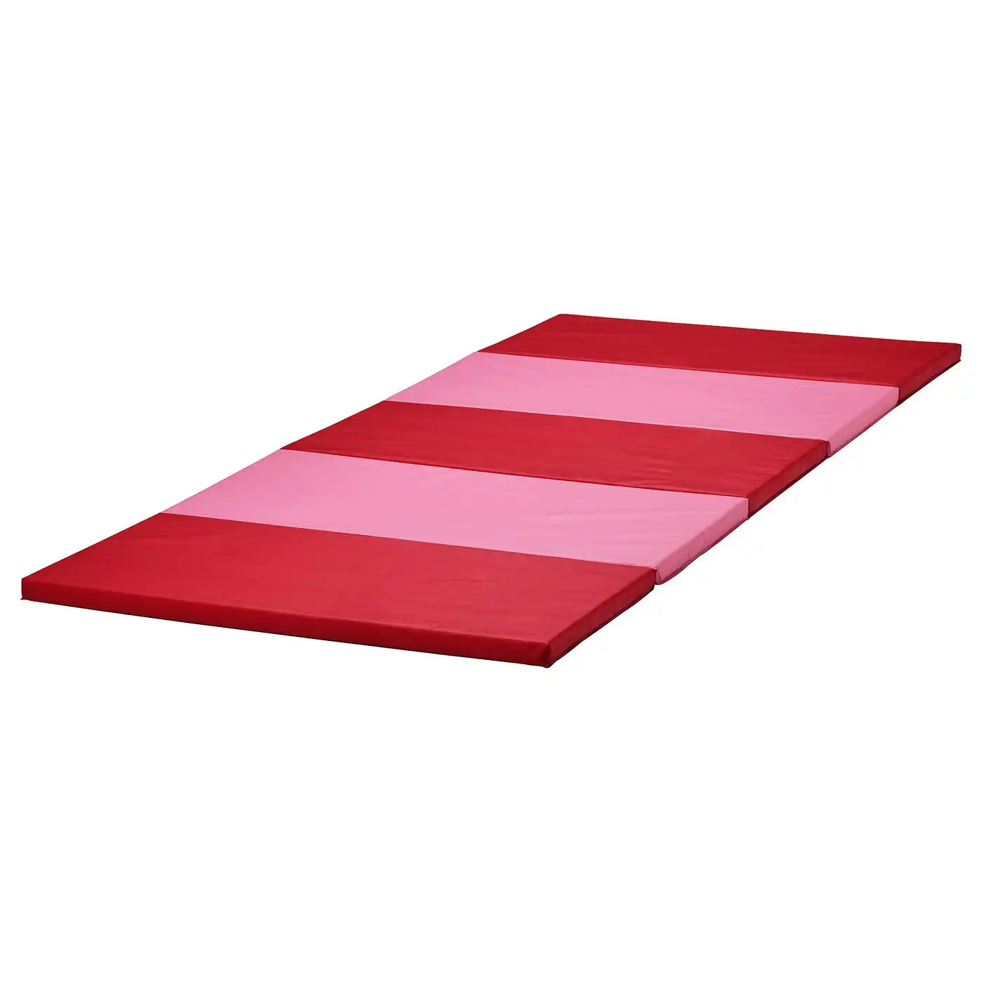 PLUFSIG Folding gym mat - pink/red 78x185 cm