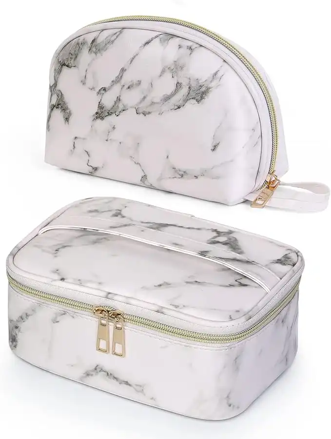 MAGEFY MAKEUP BAG SET OF 3, Marble-2