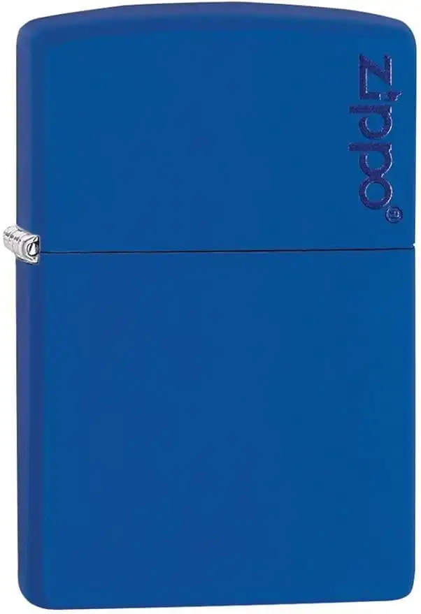 Zippo 229ZL Classic Royal Blue Matte Logo Windproof Lighter