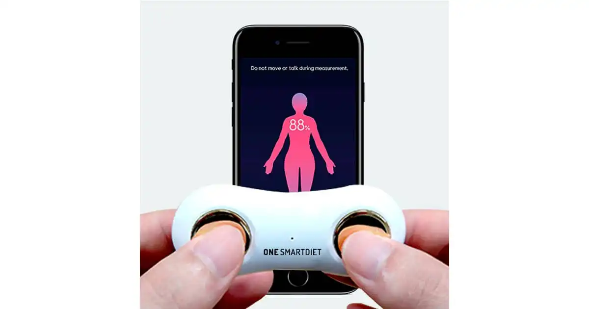 ONE SMARTDIET Portable Body Fat Analyzer – Smart Health Tracker for Fitness & Body Shape Monitoring