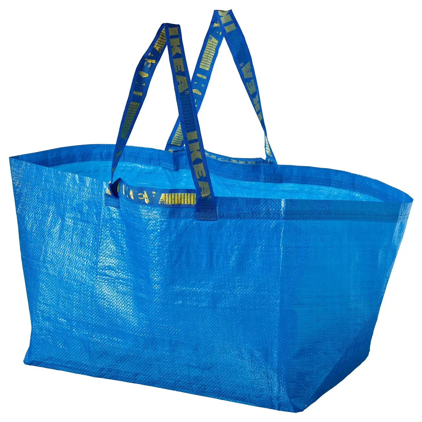 FRAKTA Carrier bag, large - blue 55x37x35 cm/71 l