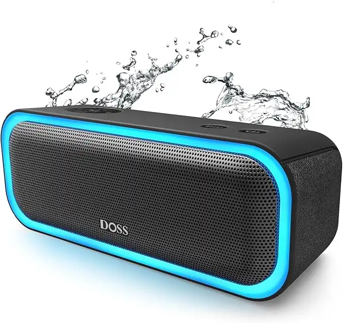 Doss SoundBox Pro Portable Wireless Bluetooth Speaker V4.2 with 20W Stereo Sound, Active Extra Bass (Black)