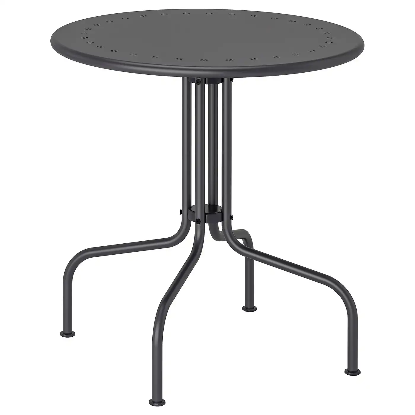 LÄCKÖ Table, outdoor - grey 70 cm