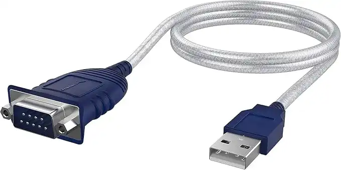 Sabrent USB 2.0 to Serial (9-Pin) DB-9 RS-232 Converter Cable, Prolific Chipset, - HEXNUTS - , [Windows 10/8.1/8/7/VISTA/XP, Mac OS X 10.6 and Above] 2.5 Feet (CB-DB9P)