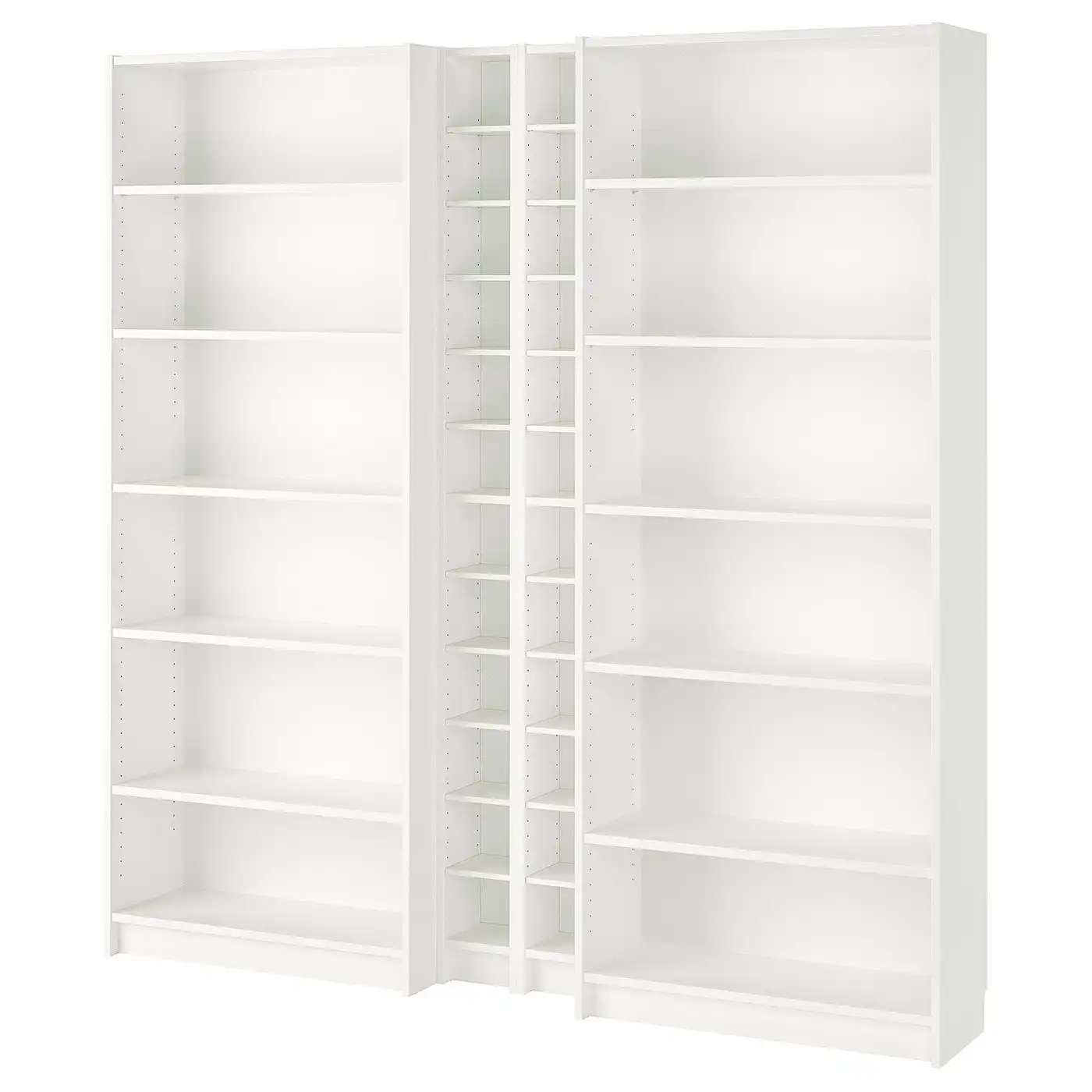 BILLY / GNEDBY Bookcase - white 200x28x202 cm