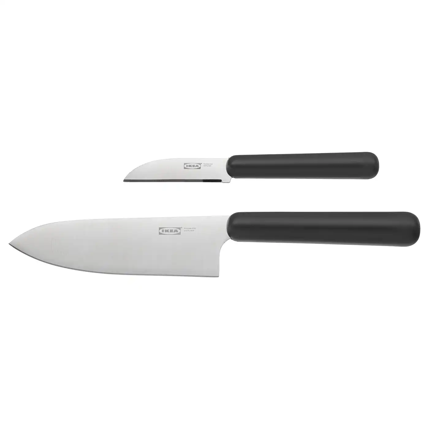 FÖRDUBBLA 2-piece knife set - grey