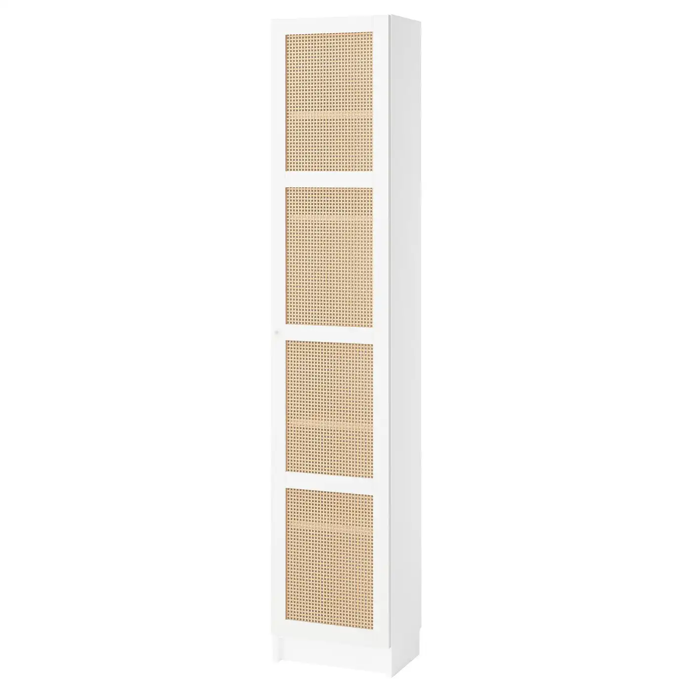 BILLY / HÖGADAL Bookcase with door - white 40x30x202 cm