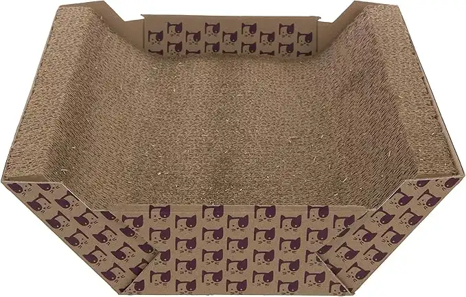 SmartyKat Lounge CAT Scratcher, Blue and Tan, One Size