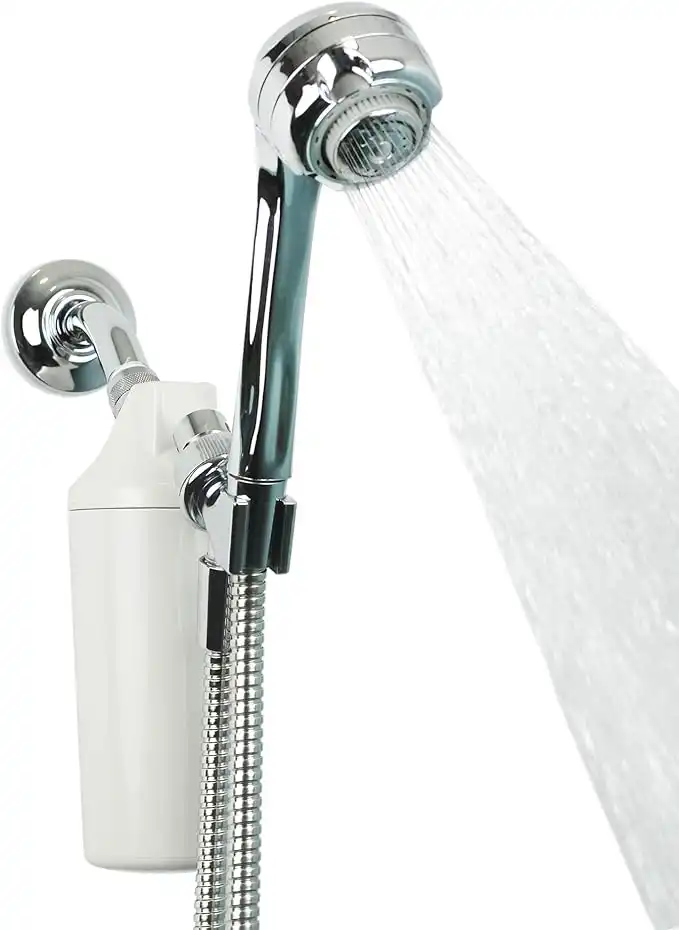 Aquasana Shower Water Filter System W/Handheld Massaging - Filters Over 90% Of Chlorine - Nsf Certified Carbon & Kdf Filtration Media - Ph Enhancement - 6 Month, 10,000 Gallons - Chrome - Aq-4105Chr