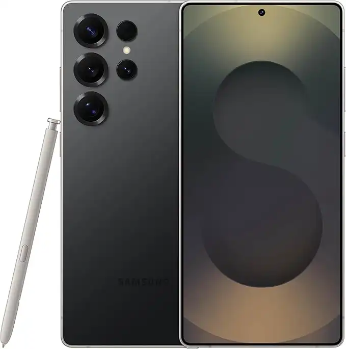 Samsung Galaxy S25 Ultra AI Phone, 256GB Storage, 12GB RAM, Titanium Black, Android Smartphone, 200MP Camera, S Pen, Long Battery Life (International Version)