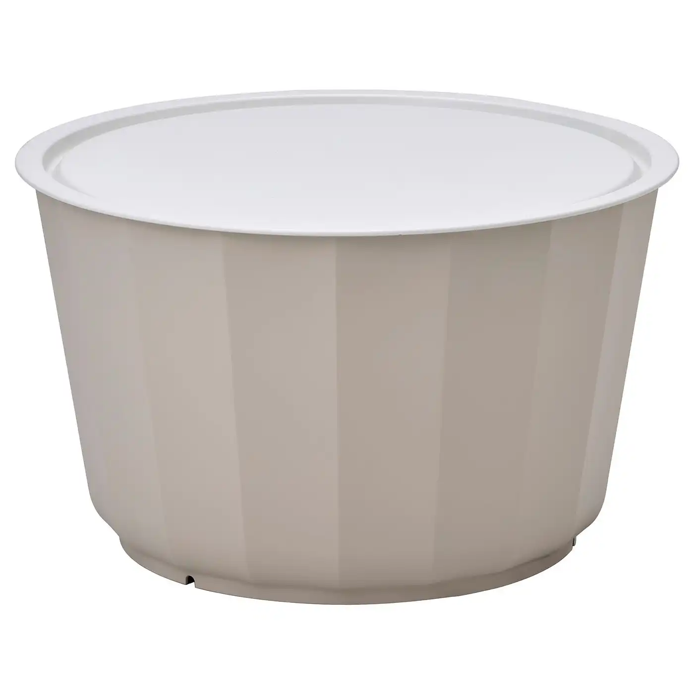 LÅGASKÄR Coffee table, outdoor - beige