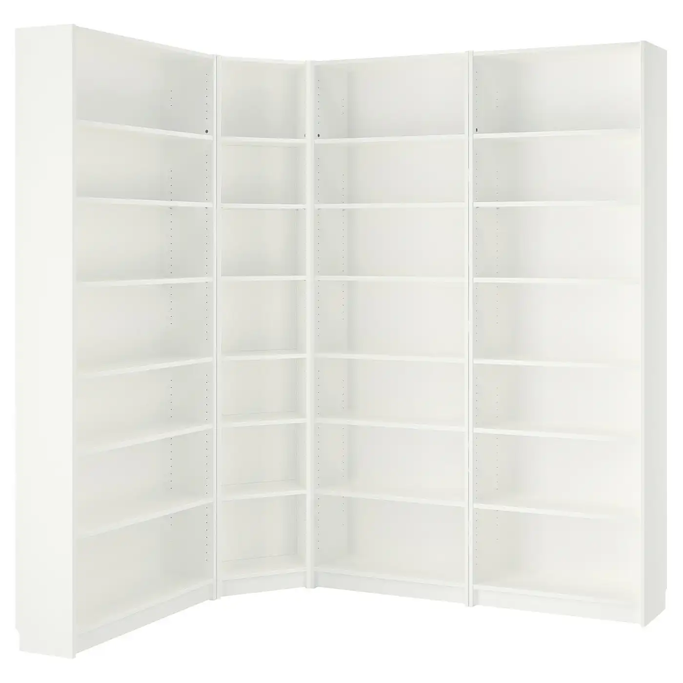 BILLY Bookcase - white 215/135x28x237 cm
