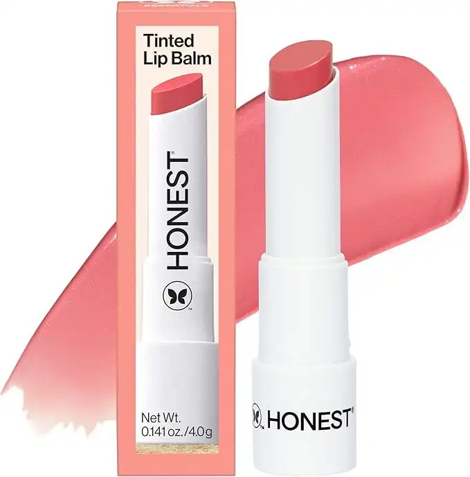 Honest Beauty Tinted Lip Balm | Antioxidant-rich Acai Extracts + Avocado Oil | EWG Certified, Vegan, Cruelty Free | Summer Melon