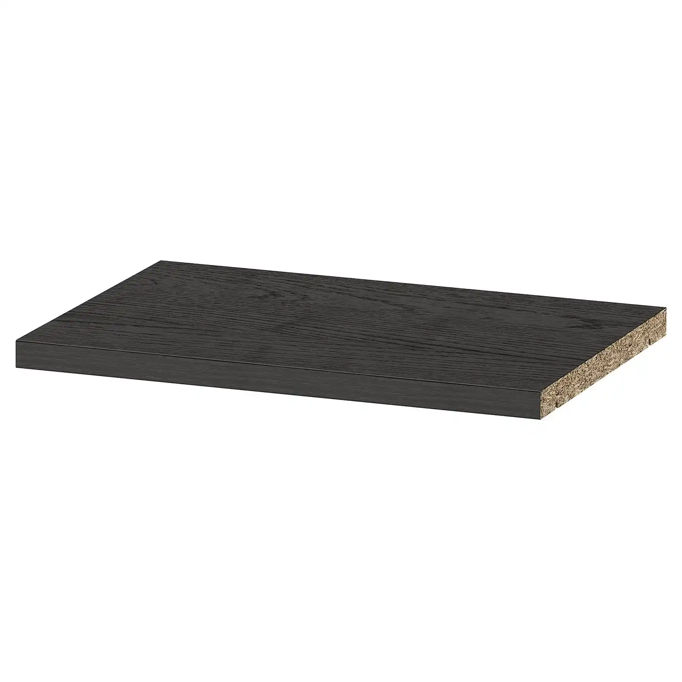 BILLY Shelf - black oak effect 36x26 cm