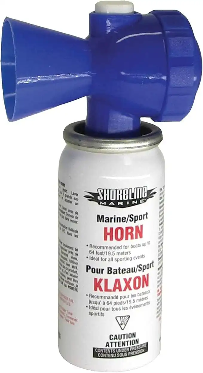 Shoreline Marine Air Horns | 120 Decibels Sound, Audible Up to 1 Mile