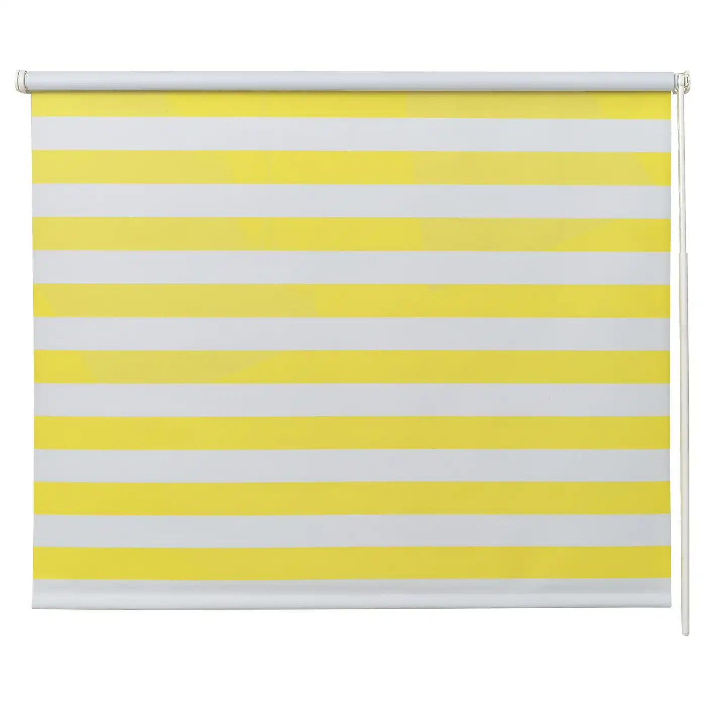 FRIDANS Block-out roller blind - white yellow/striped 80x195 cm