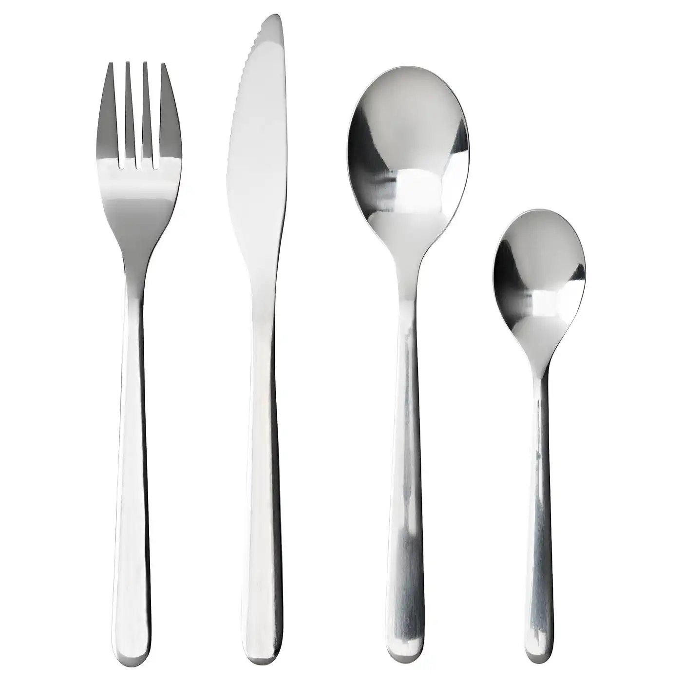 FÖRNUFT 24-piece cutlery set - stainless steel
