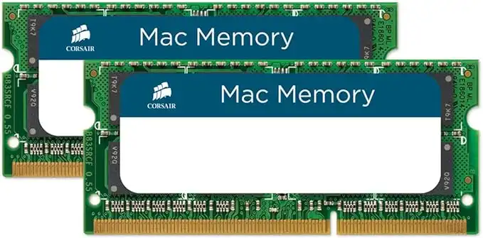 Corsair Mac Memory Series 8GB (2x4GB) DIMM DDR3 1066 (PC3-8500) C7 1.5V SODIMM for MacBooK Pro, iMac