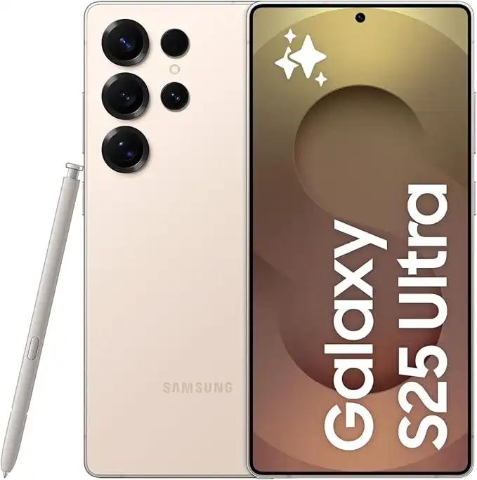 Samsung Galaxy S25 Ultra AI Phone, 256GB Storage, 12GB RAM, Titanium Pinkgold, Android Smartphone, 200MP Camera, S Pen, Long Battery Life (UAE Type Approved)