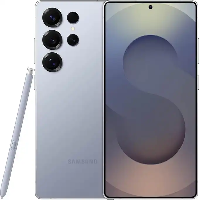 Samsung Galaxy S25 Ultra AI Phone, 256GB Storage, 12GB RAM, Titanium Silverblue, Android Smartphone, 200MP Camera, S Pen, Long Battery Life (International Version)