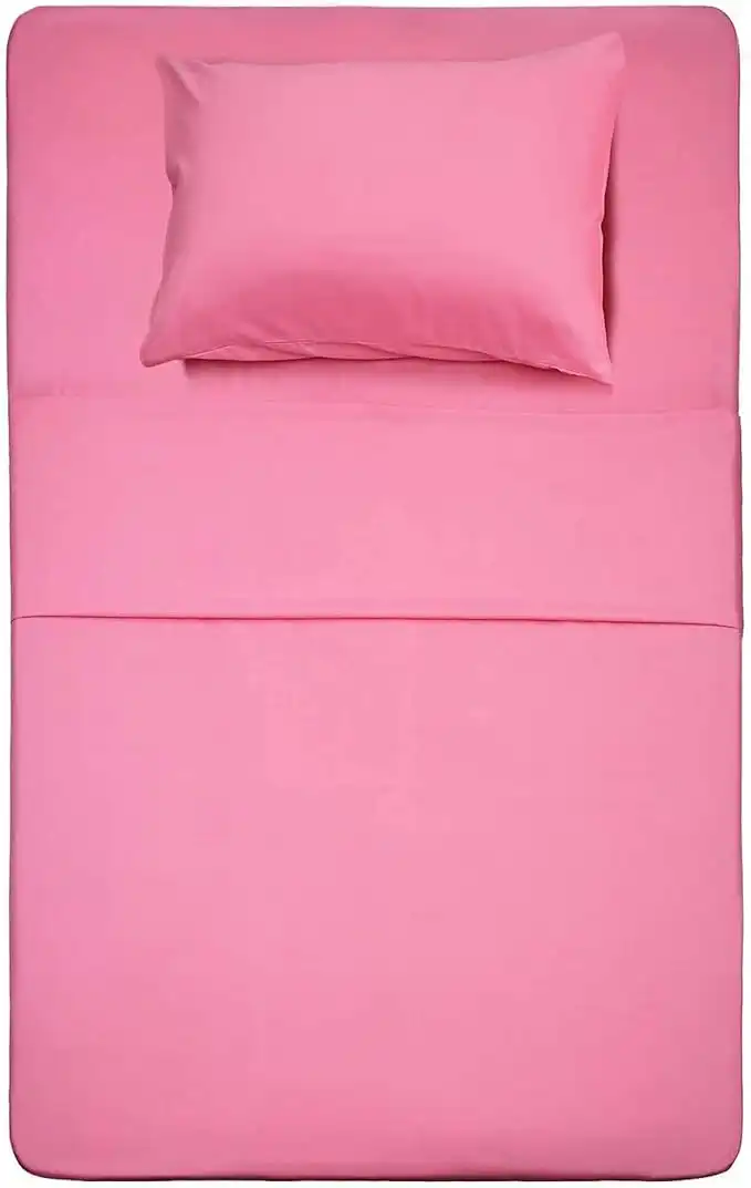 Best Season 3 Piece Bed Sheet Set (Twin,Peach Pink) 1 Flat Sheet,1 Fitted Sheet and 1 Pillow Cases,100% Brushed Microfiber 1800 Luxury Bedding,Deep Pockets,Extra Soft & Fade Resistant