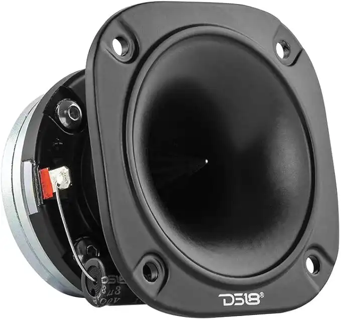 DS18 PRO-TWN2 3" High Compression Neodymium Hybrid Driver Super Bullet Tweeter 200 Watts 1" Phenolic 4-Ohm Vc - 1 Speaker